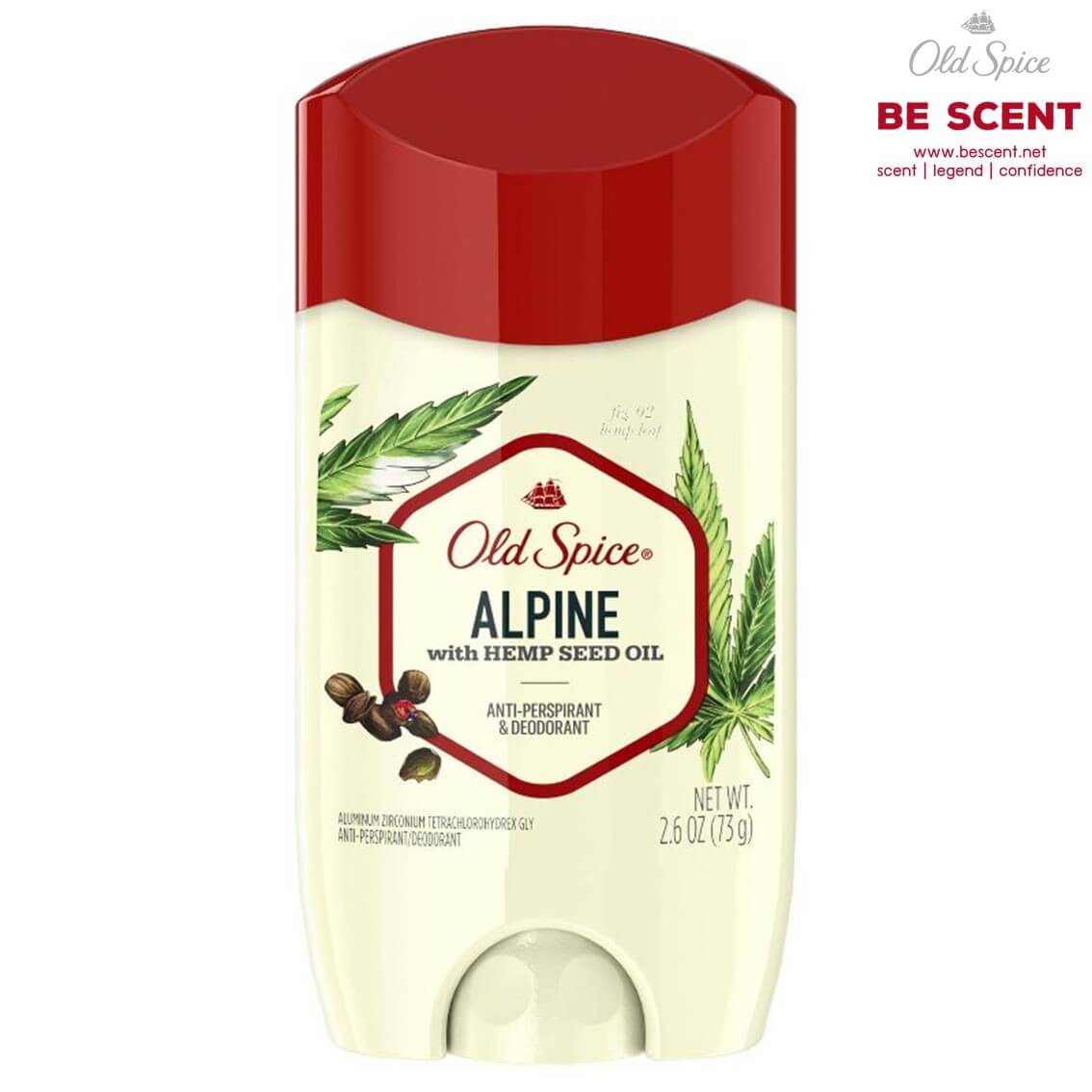 Old Spice กลิ่น Alpine สูตรเต่าเปียก โรลออนดับกลิ่นเต่า ขนาด 73 กรัม