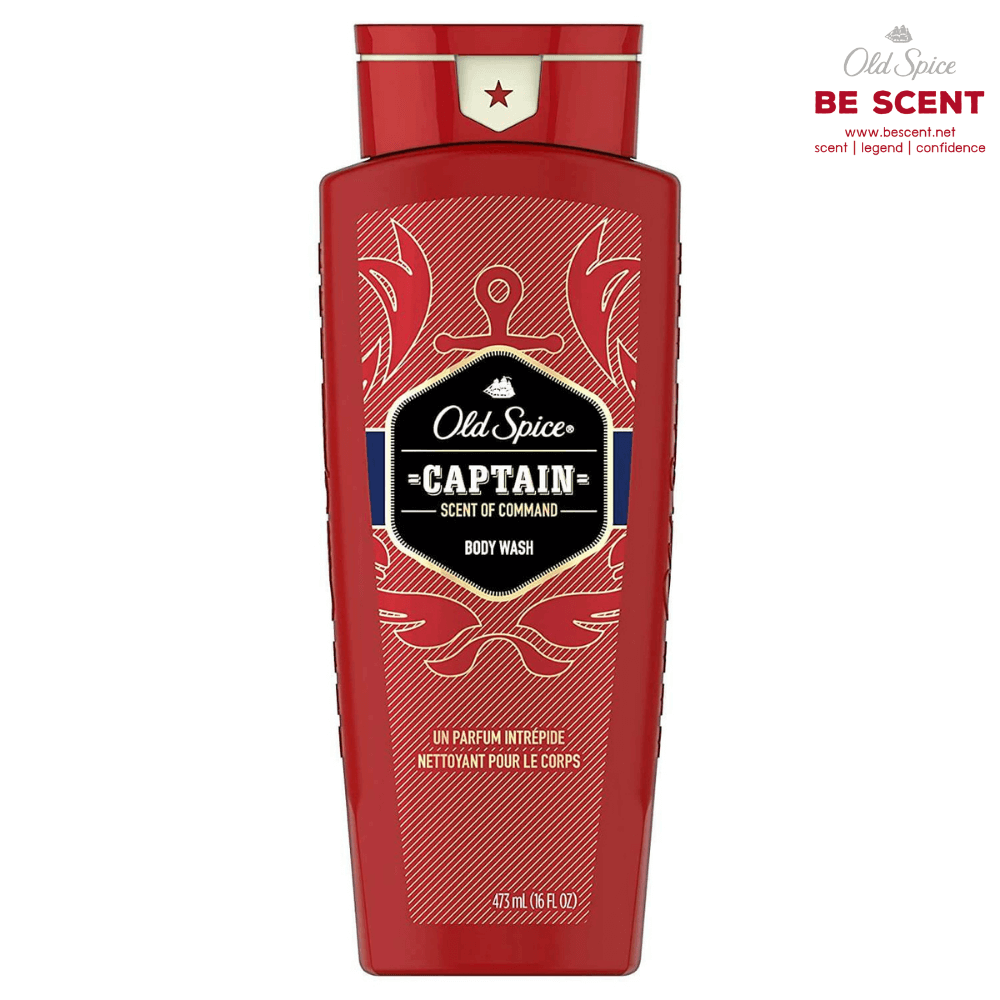 Old Spice กลิ่น CAPTAIN สูตรผิวนุ่มชุ่มชื้น เจลอาบน้ำ ขนาด 473 มล.