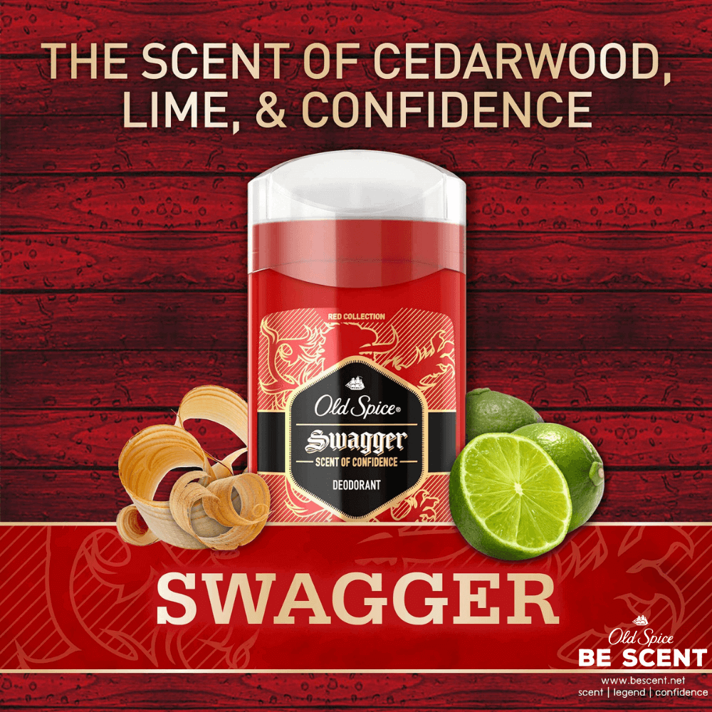 Old Spice กลิ่น Swagger สูตรเหงื่อน้อย แต่เต่าเหม็น โรลออนดับกลิ่นเต่า ขนาด 85 กรัม