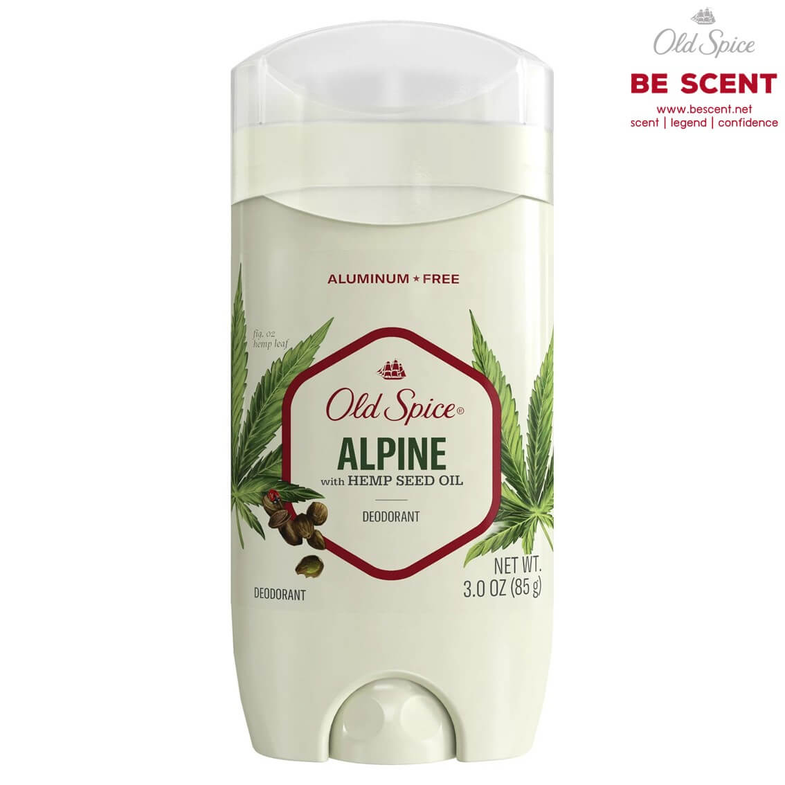 Old Spice กลิ่น Alpine สูตรเหงื่อน้อย แต่เต่าเหม็น โรลออนดับกลิ่นเต่า ขนาด 85 กรัม